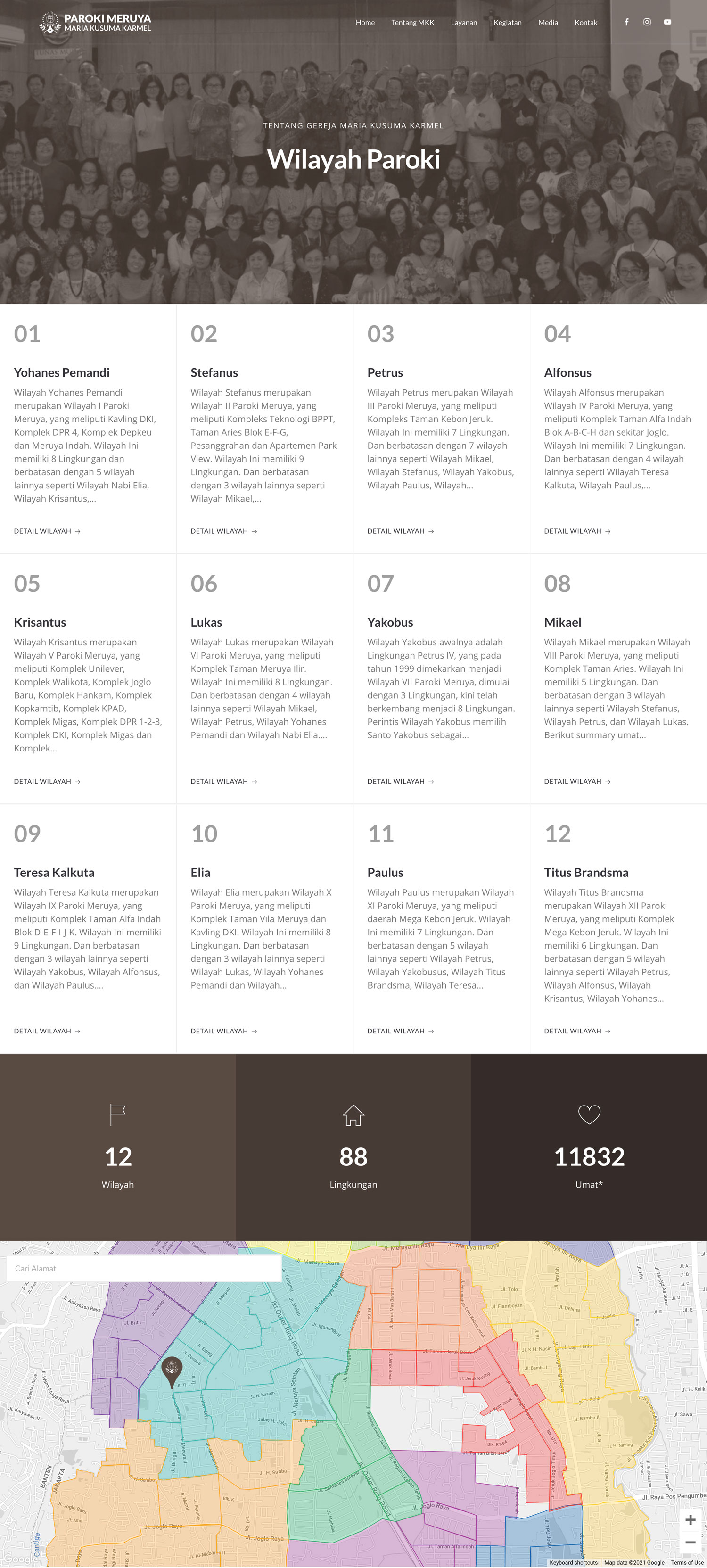 Area Coverage Page Preview