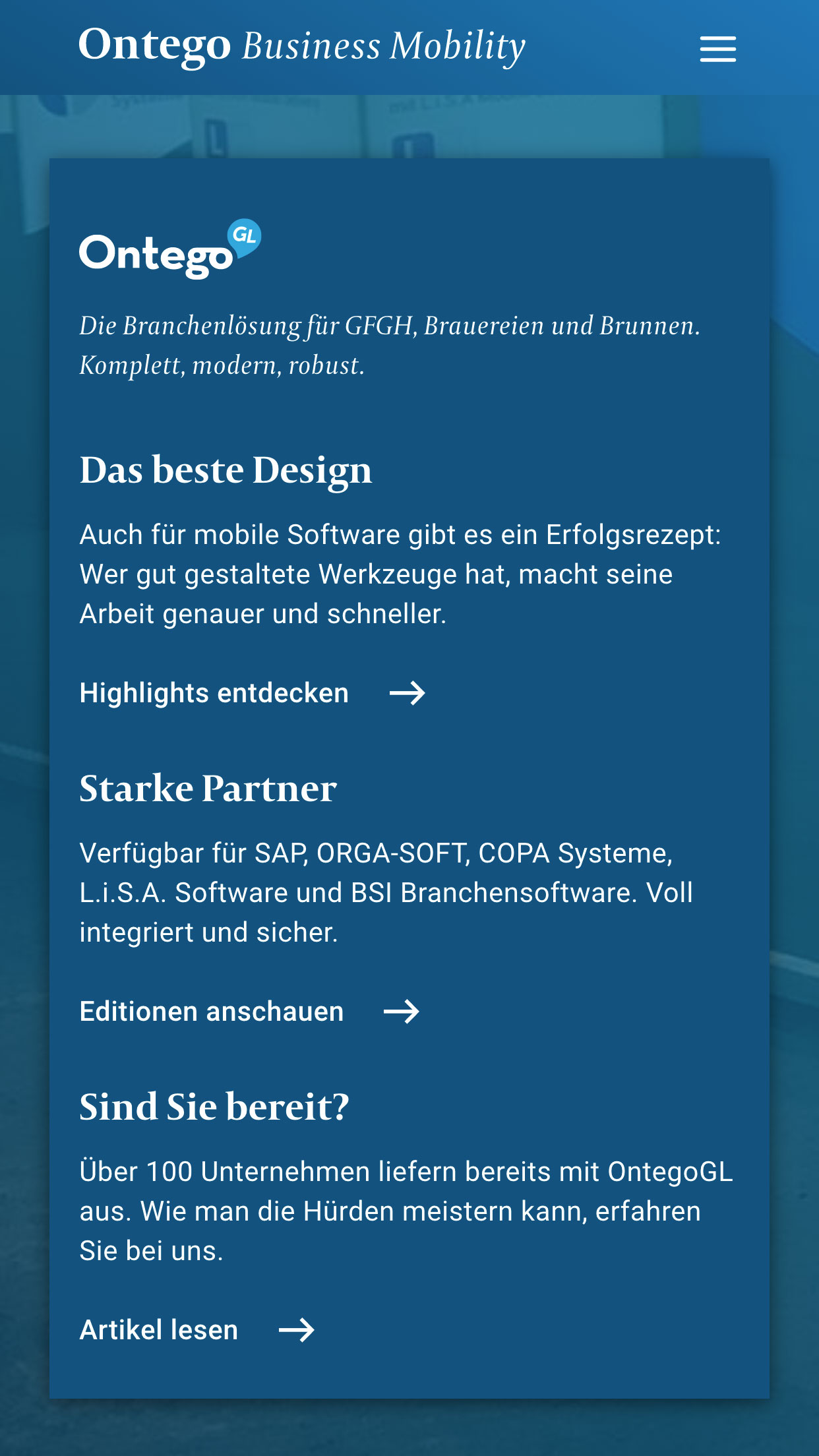 Event Detail Page Mobile Preview