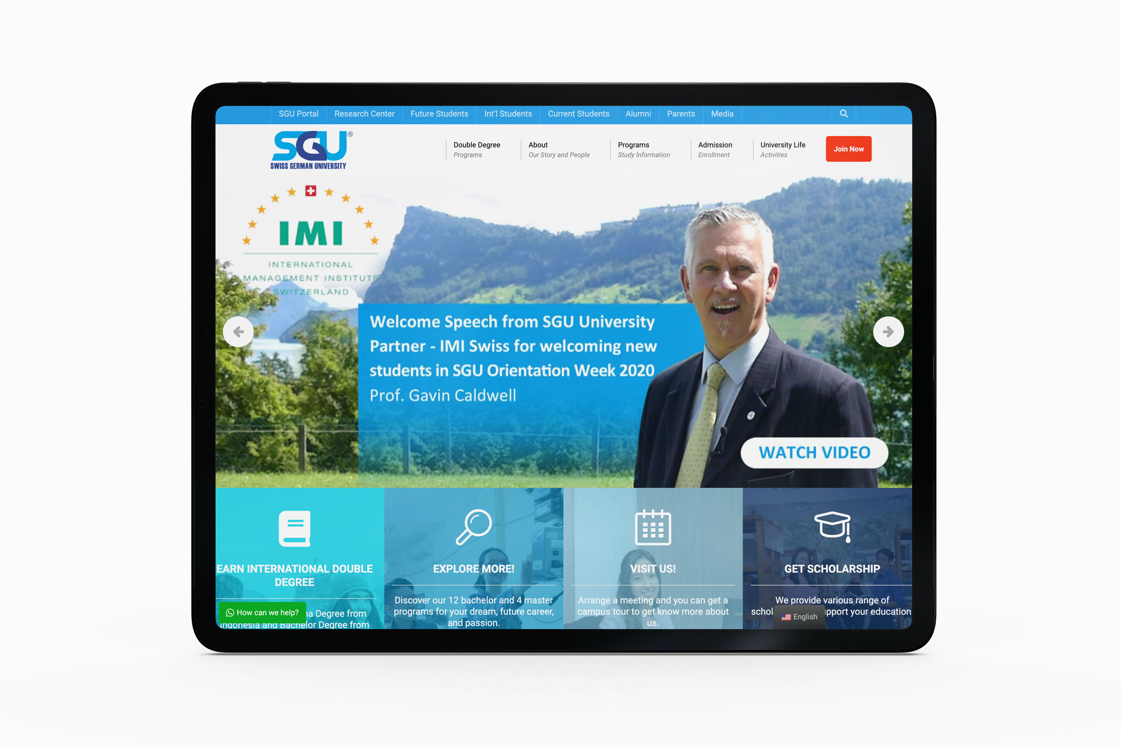 Educational Institution Website Project