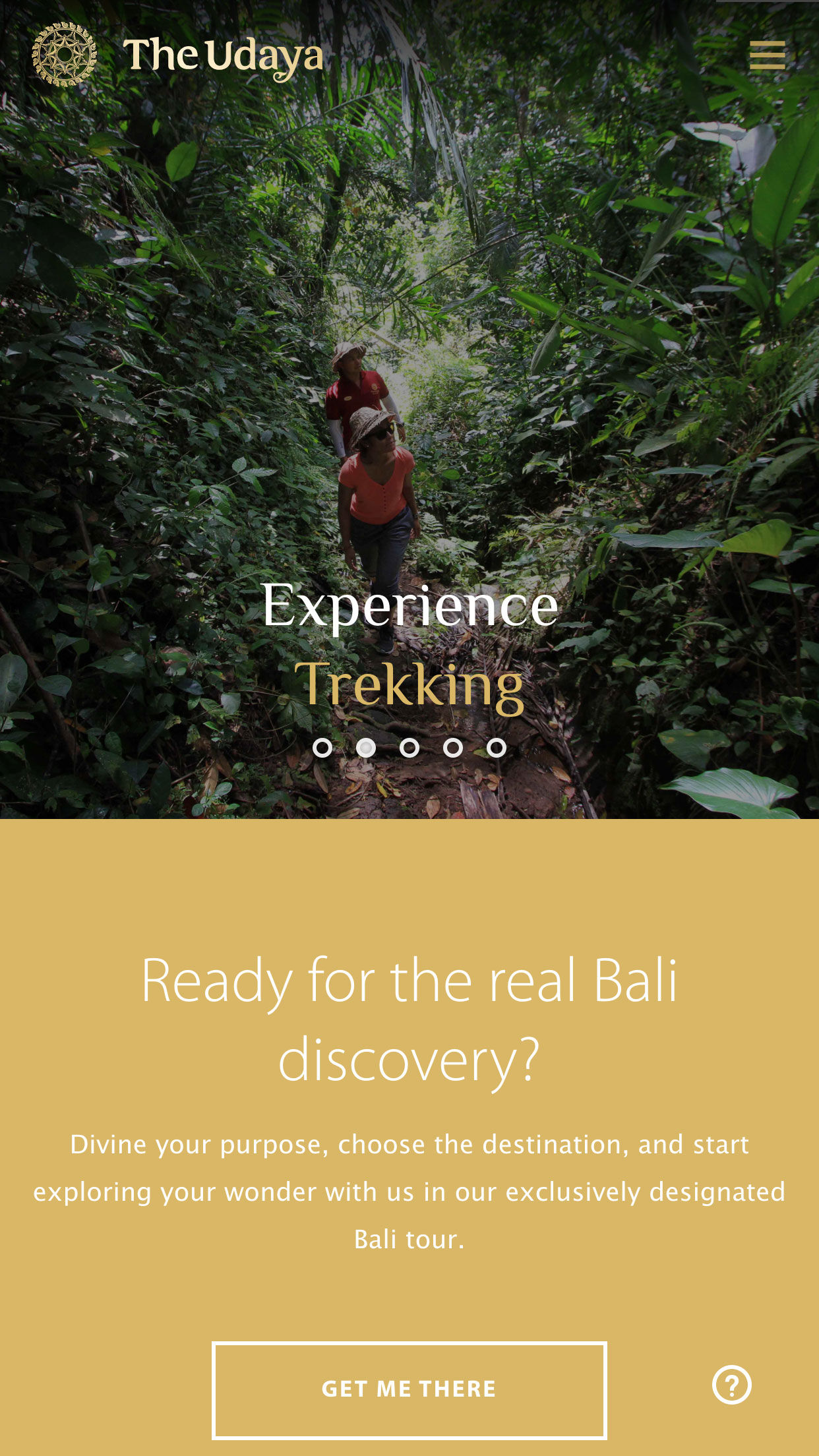 Experience Page Mobile Preview